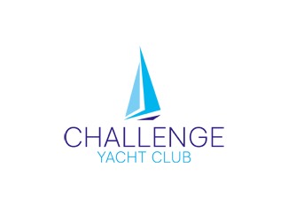 Projekt graficzny logo dla firmy online Challenge Yacht Club